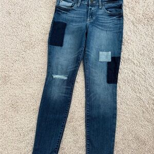 Gap Stylish Blue Patchwork Women's Jeans Size 4/27R